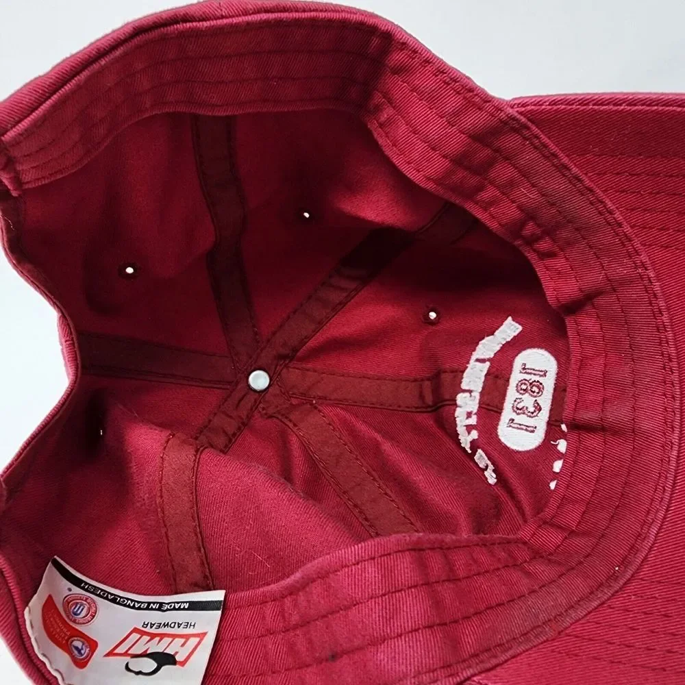 University‎ of Alabama Tide 1831 Red Cap Hat Adjustable Strap HMI Headware NCAA